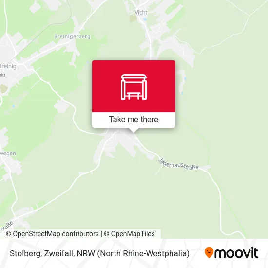 Карта Stolberg, Zweifall