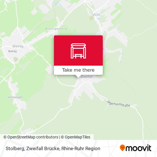 Stolberg, Zweifall Brücke map