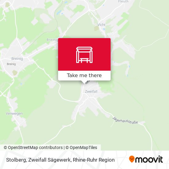 Stolberg, Zweifall Sägewerk map