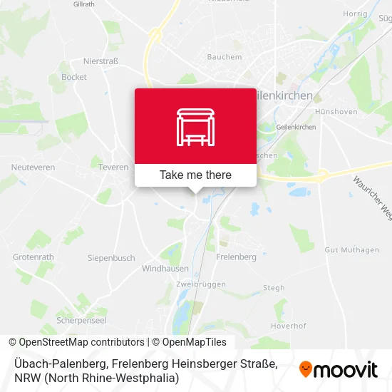 Карта Übach-Palenberg, Frelenberg Heinsberger Straße