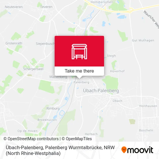 Карта Übach-Palenberg, Palenberg Wurmtalbrücke