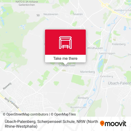 Карта Übach-Palenberg, Scherpenseel Schule