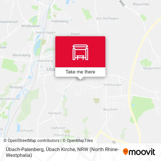 Карта Übach-Palenberg, Übach Kirche