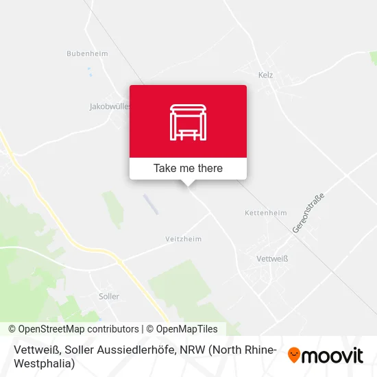 Карта Vettweiß, Soller Aussiedlerhöfe