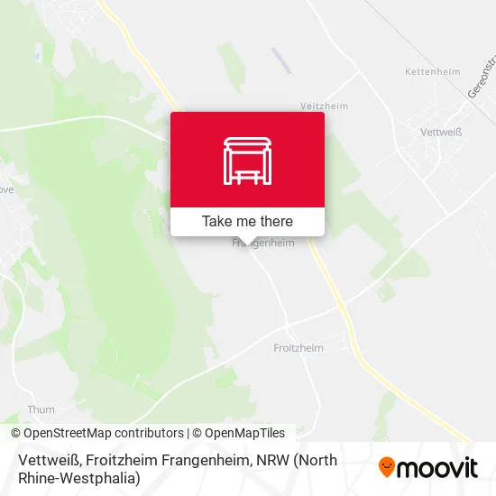Карта Vettweiß, Froitzheim Frangenheim