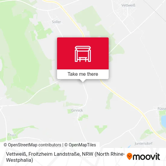 Карта Vettweiß, Froitzheim Landstraße