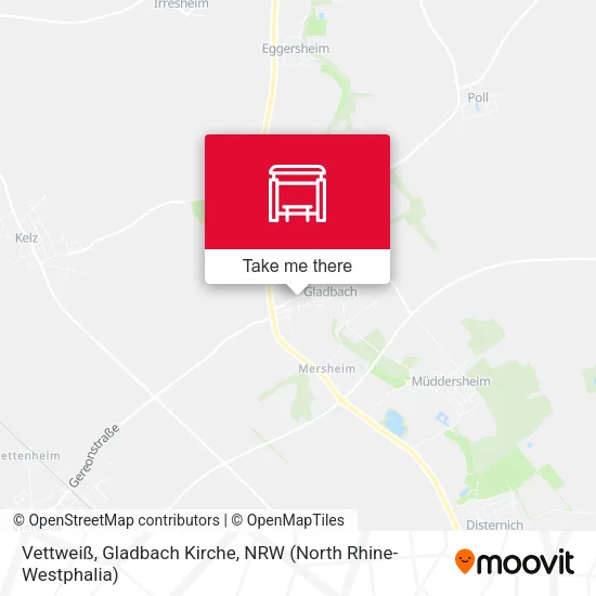 Карта Vettweiß, Gladbach Kirche