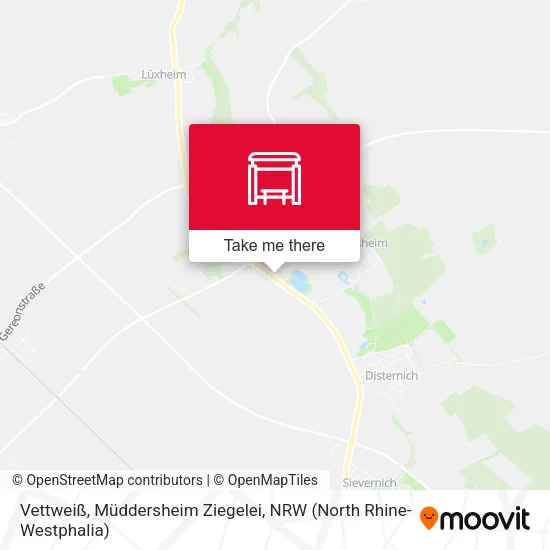 Карта Vettweiß, Müddersheim Ziegelei
