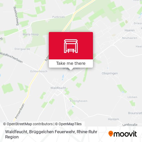 Waldfeucht, Brüggelchen Feuerwehr map