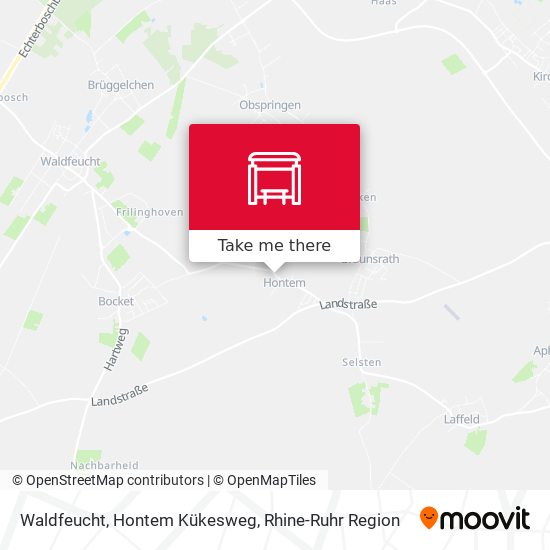 Waldfeucht, Hontem Kükesweg map