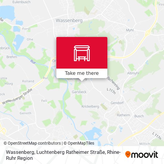Wassenberg, Luchtenberg Ratheimer Straße map