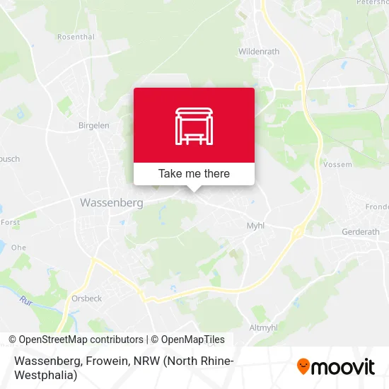 Карта Wassenberg, Frowein