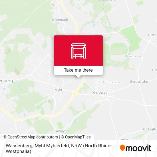 Карта Wassenberg, Myhl Myhlerfeld