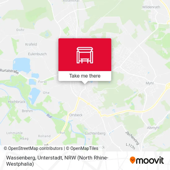 Карта Wassenberg, Unterstadt