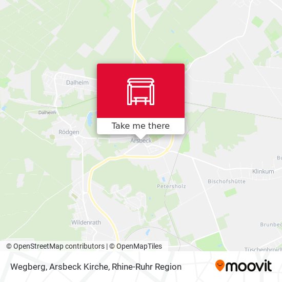 Wegberg, Arsbeck Kirche map