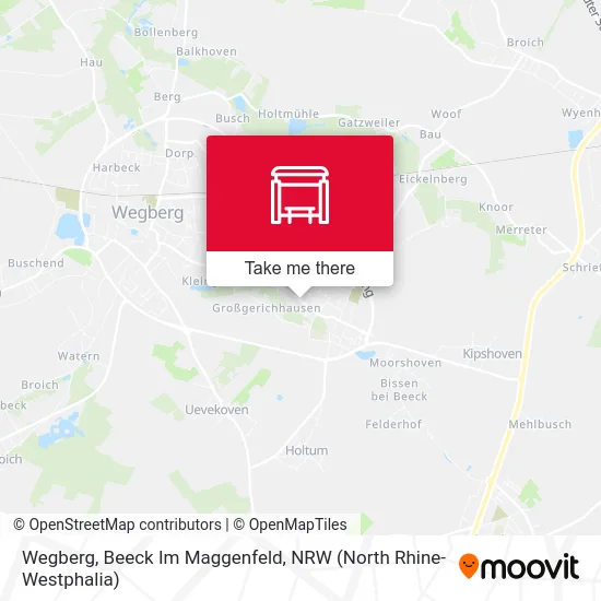 Карта Wegberg, Beeck Im Maggenfeld