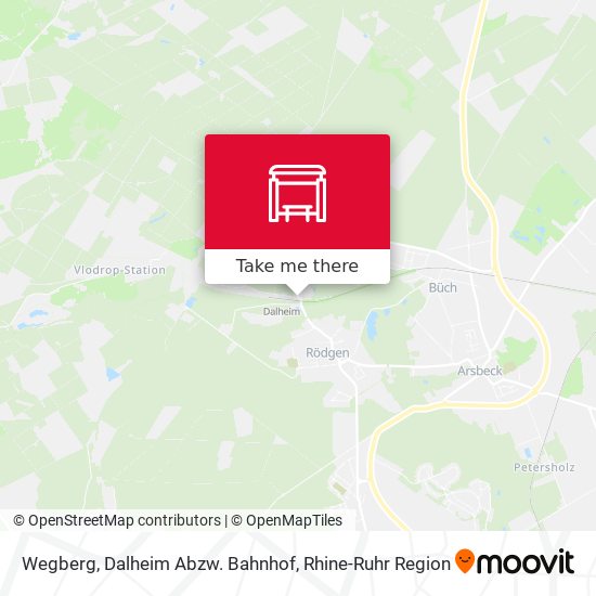Wegberg, Dalheim Abzw. Bahnhof map