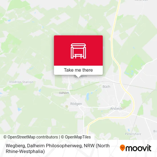 Карта Wegberg, Dalheim Philosophenweg