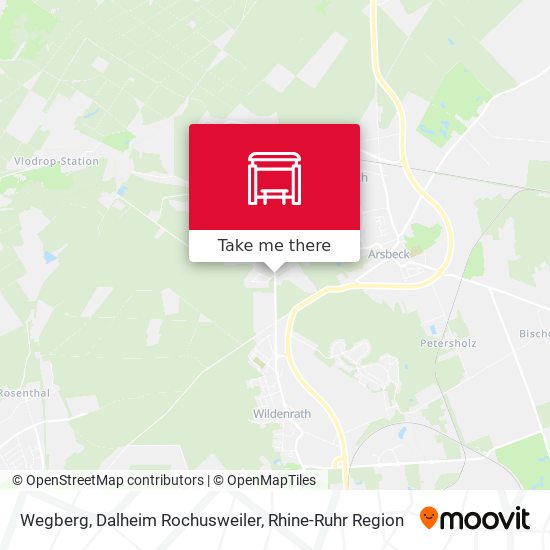 Wegberg, Dalheim Rochusweiler map