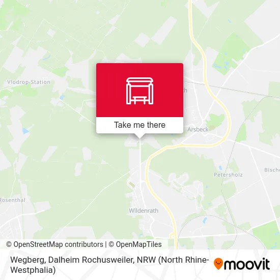 Карта Wegberg, Dalheim Rochusweiler