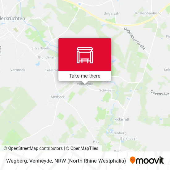 Карта Wegberg, Venheyde