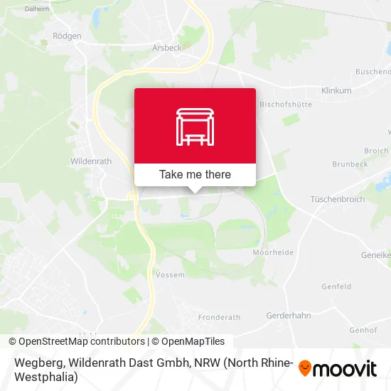 Карта Wegberg, Wildenrath Dast Gmbh