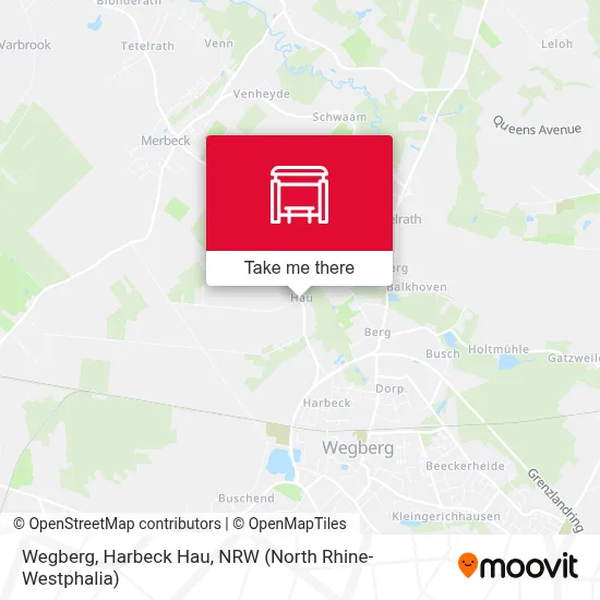 Wegberg, Harbeck Hau map