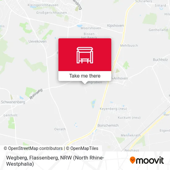Карта Wegberg, Flassenberg