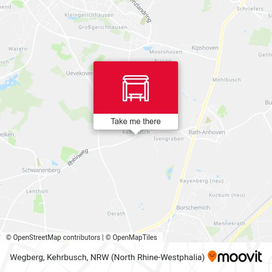 Карта Wegberg, Kehrbusch