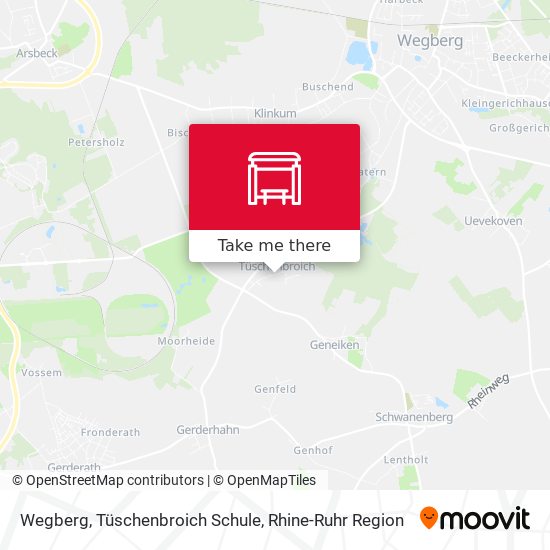 Wegberg, Tüschenbroich Schule map