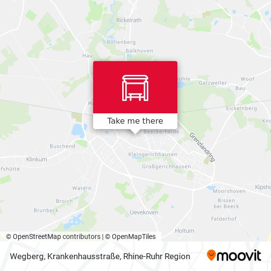 Wegberg, Krankenhausstraße map