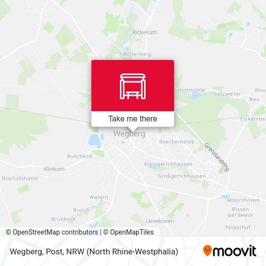 Карта Wegberg, Post