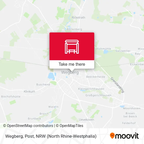 Карта Wegberg, Post