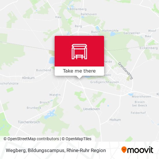 Карта Wegberg, Bildungscampus