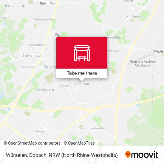 Карта Würselen, Dobach