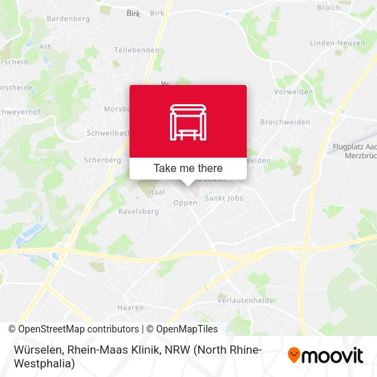 Würselen, Rhein-Maas Klinik map