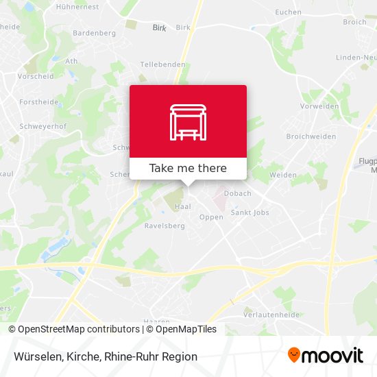 Würselen, Kirche map