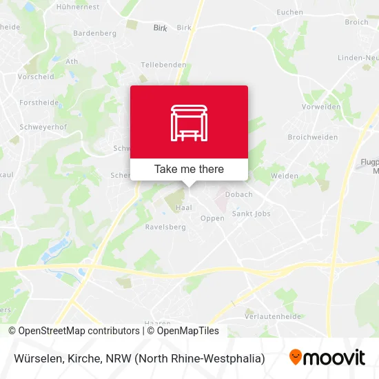 Карта Würselen, Kirche