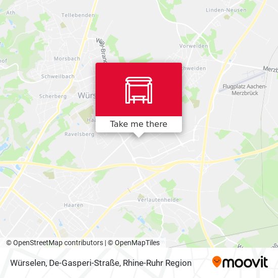 Würselen, De-Gasperi-Straße map