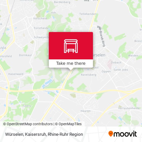 Würselen, Kaisersruh map
