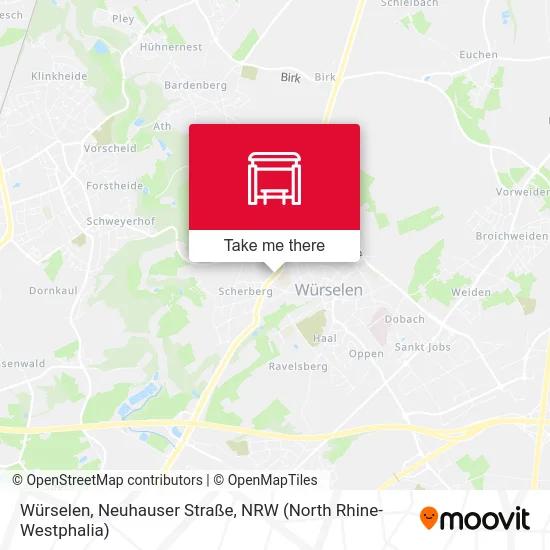 Карта Würselen, Neuhauser Straße