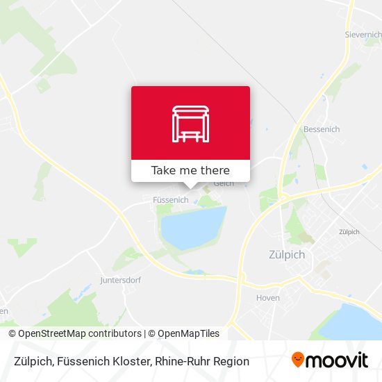 Zülpich, Füssenich Kloster map