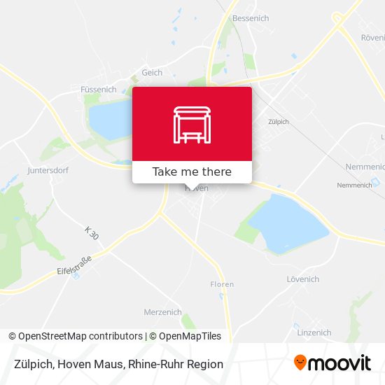 Zülpich, Hoven Maus map