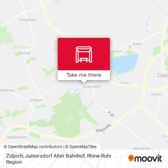 Zülpich, Juntersdorf Alter Bahnhof map