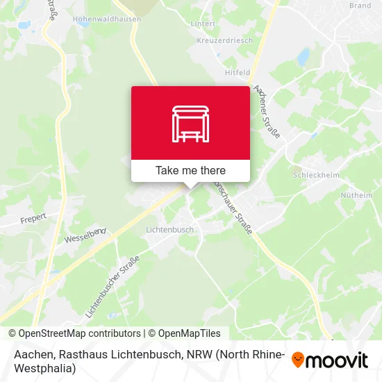 Карта Aachen, Rasthaus Lichtenbusch