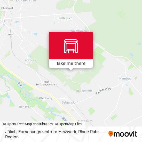 Jülich, Forschungszentrum Heizwerk map