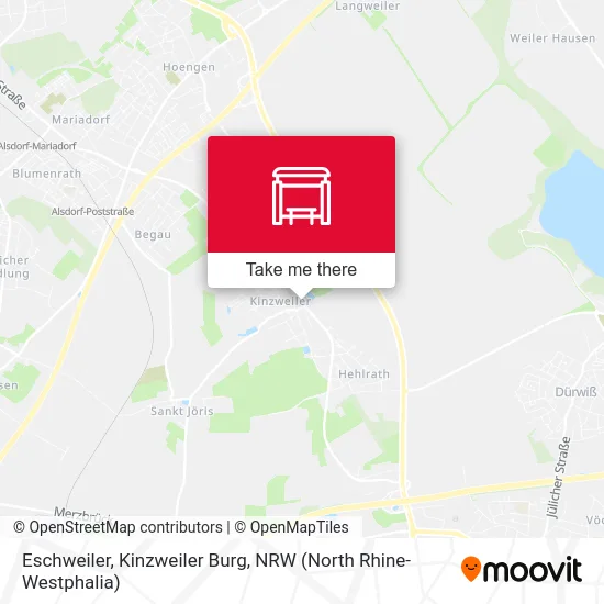 Карта Eschweiler, Kinzweiler Burg