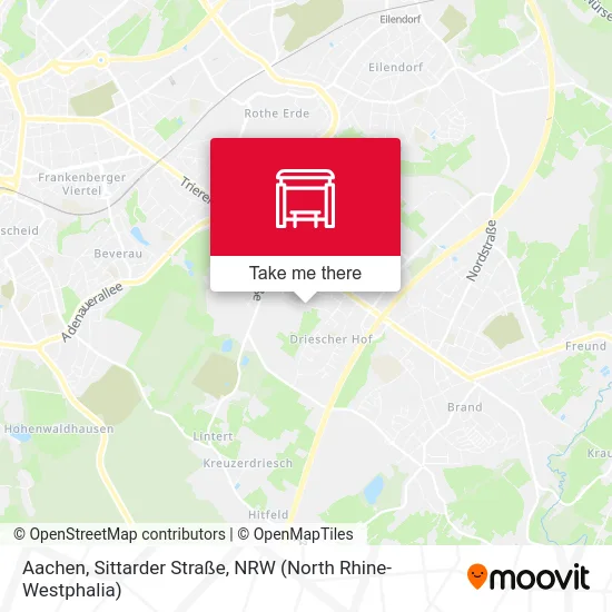 Карта Aachen, Sittarder Straße