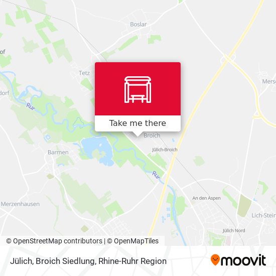 Jülich, Broich Siedlung map