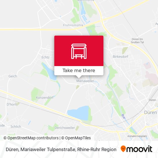 Düren, Mariaweiler Tulpenstraße map